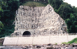 熊本・菊池のトンネル工事