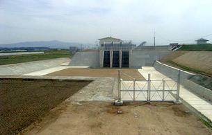 熊本は菊池を中心に土木を手がける緒方建設の排水機場整備
